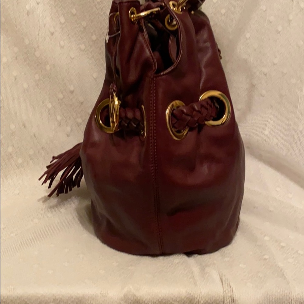 *SOLD*Michael Kors Braided Grommet Shoulder Tote - Picture 3 of 11